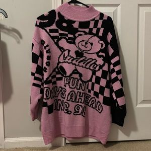 H&M DIVIDED Oversized Teddy Sweater